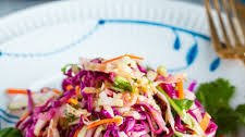 Asian Coleslaw with Sesame Dressing