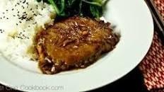 Asian Pork Chop with Ginger Soy Sauce