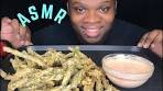 ASMR FRIED GREEN BEANS 녹색 콩 볶음 WITH SPICY ...