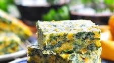 Aunt Bee's Cheesy Spinach Squares