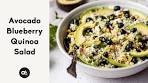 Avocado Blueberry Quinoa Salad