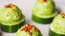 Avocado Cucumber Bites