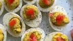 Avocado Deviled Eggs | RECIPE: https://feelgoodfoodie.net ...