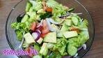 AVOCADO SALAD WITH CUCUMBER,LETTUCE AND ...