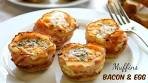 Bacon and Egg Muffins - Easy Breakfast