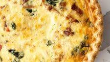 Bacon and Kale Quiche