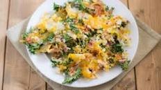 Bacon Cheddar Kale Chips