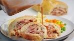 Bacon & Onion Roly Poly CLASSIC BRITISH dish