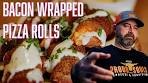 Bacon Wrapped Pizza Rolls