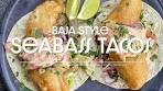 Baja Style Seabass Tacos #seabass #taco #recipe