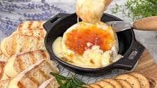 Baked Brie with Apricot Jam