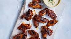 Baked buffalo chicken wings