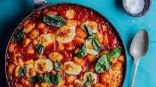 Baked Caprese gnocchi