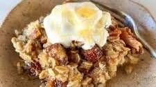 Baked Date Oatmeal