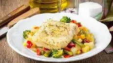 Baked Garlic Butter Pollock Fillets Recipe - (3.9/5)
