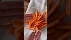 Baked sweet potato fries w/ sweet and spicy dipping sauce