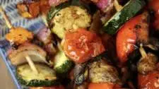 Balsamic Grilled Veggie Kebabs