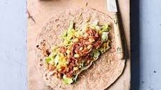 Barbecue pulled pork wraps