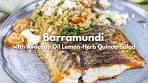 Barramundi with Avocado Oil Lemon-Herb Quinoa Salad