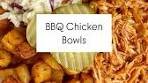 BBQ Chicken Bowls If you love barbecue pulled chicken ...