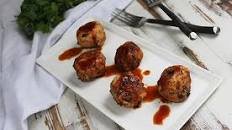 BBQ Chicken Meatballs