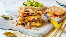 BBQ chicken quesadilla