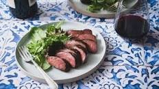 BBQ kangaroo steaks