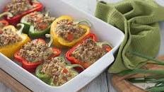 Beef And Millet Stuffed Peppers
