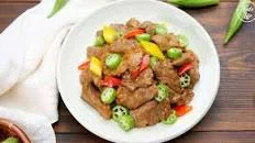 Beef And Okra Stir Fry