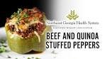 Beef and Quinoa Stuffed Peppers - Bariatric Cooking Class