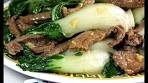 Beef Bok Choy in Abalone Sauce