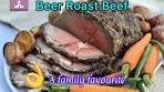 Beef Roast with Beer, Garlic, Mustard and Rosemary