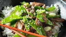 Beef & Snow Pea Stir Fry