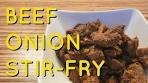 Beef Stir-Fry With Onions | Quick & Easy Rump Steak Stir-Fry