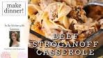 Beef Stroganoff Casserole
