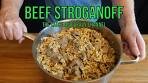 Beef Stroganoff | Comfort Food | Beef Stroganoff Gravy ...