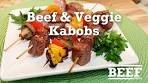 Beef & Veggie Kabobs