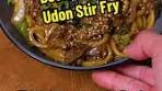Beef Yaki Udon Stir Fry Recipe in 20 Minutes