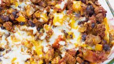 Beefy Taco Casserole