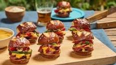 Beer Braised Bratwurst Sliders