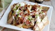 Beer Cheese Pub Nachos with Bacon