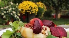 Beet and Pear Salad with Blue Cheese and Pecans