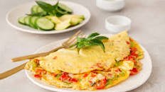 Bell Pepper Vegetarian Omelet