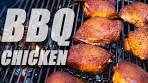 BEST BBQ Chicken Thigh Recipe -Smoked in a Weber Grill