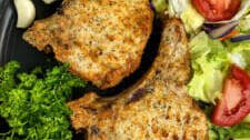 Best Damn Air Fryer Parmesan Garlic Pork Chops