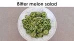 Bitter melon salad | Ampalaya salad | Ampalaya salad | Sri ...