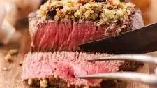 Blue Cheese Crusted Filet Mignon Steak Recipe