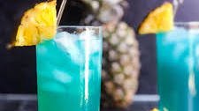 Blue Hawaiian Cocktail (or mocktail) Recipe