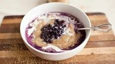 Blueberries 'n' Cream Amaranth Porridge