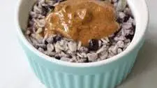 Blueberry Almond Butter Overnight Oats